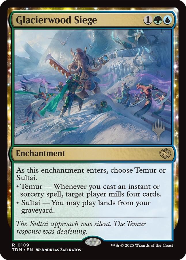 Glacierwood Siege [Tarkir: Dragonstorm Promos] | Jack's On Queen