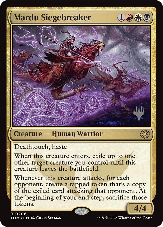 Mardu Siegebreaker [Tarkir: Dragonstorm Promos] | Jack's On Queen