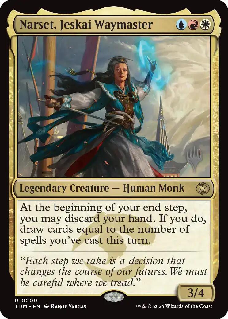 Narset, Jeskai Waymaster [Tarkir: Dragonstorm Promos] | Jack's On Queen