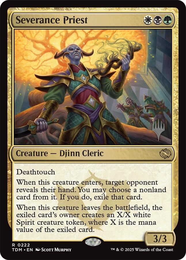 Severance Priest [Tarkir: Dragonstorm Promos] | Jack's On Queen