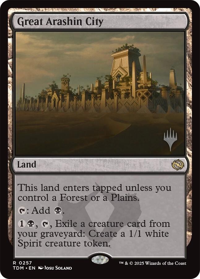 Great Arashin City [Tarkir: Dragonstorm Promos] | Jack's On Queen