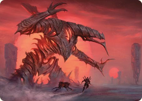 Red Sun's Zenith Art Card [Phyrexia: All Will Be One Art Series] | Jack's On Queen