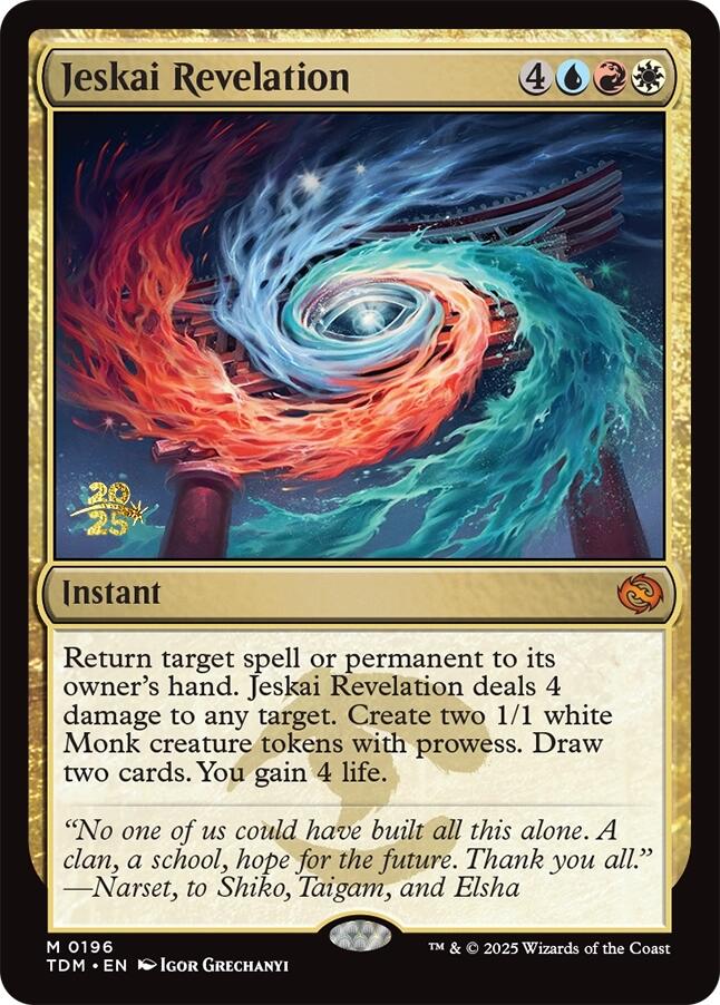 Jeskai Revelation [Tarkir: Dragonstorm Prerelease Promos] | Jack's On Queen