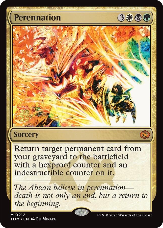 Perennation [Tarkir: Dragonstorm Prerelease Promos] | Jack's On Queen