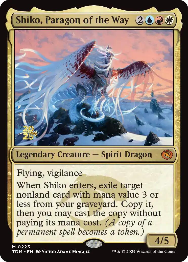 Shiko, Paragon of the Way [Tarkir: Dragonstorm Prerelease Cards] | Jack's On Queen