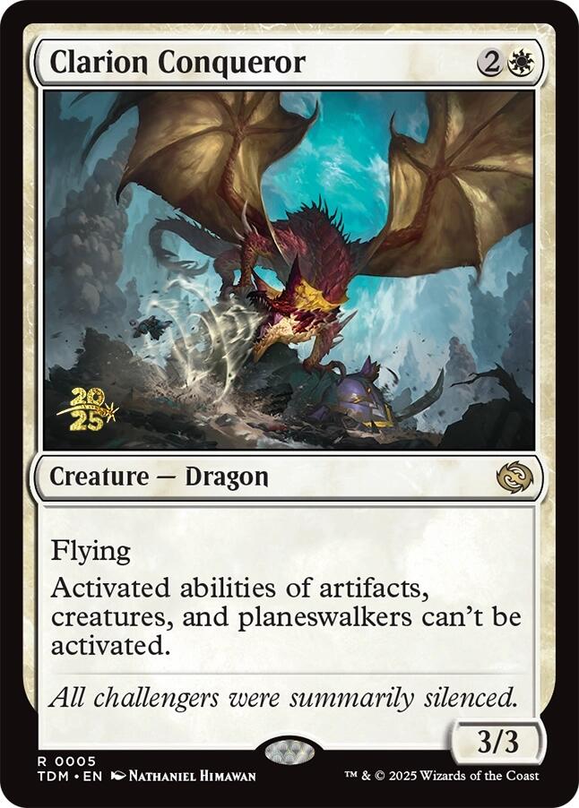 Clarion Conqueror [Tarkir: Dragonstorm Prerelease Promos] | Jack's On Queen