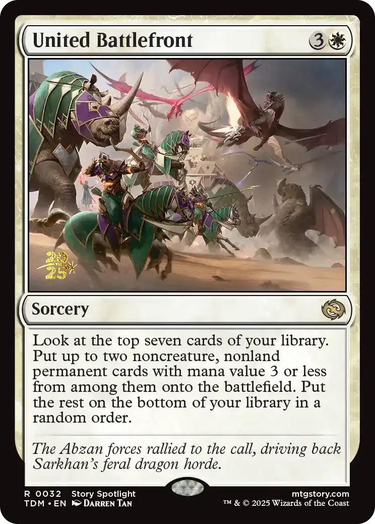 United Battlefront [Tarkir: Dragonstorm Prerelease Promos] | Jack's On Queen