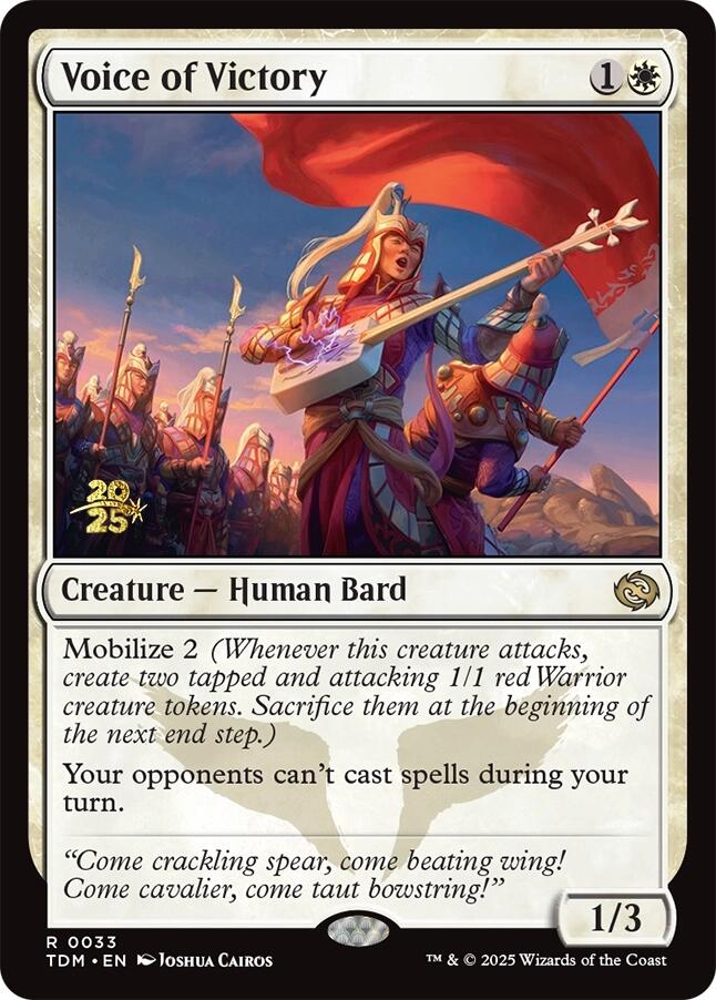 Voice of Victory [Tarkir: Dragonstorm Prerelease Promos] | Jack's On Queen