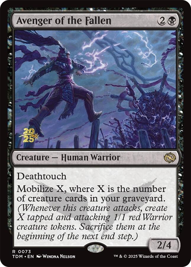 Avenger of the Fallen [Tarkir: Dragonstorm Prerelease Promos] | Jack's On Queen
