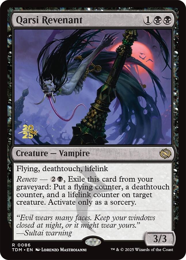 Qarsi Revenant [Tarkir: Dragonstorm Prerelease Promos] | Jack's On Queen