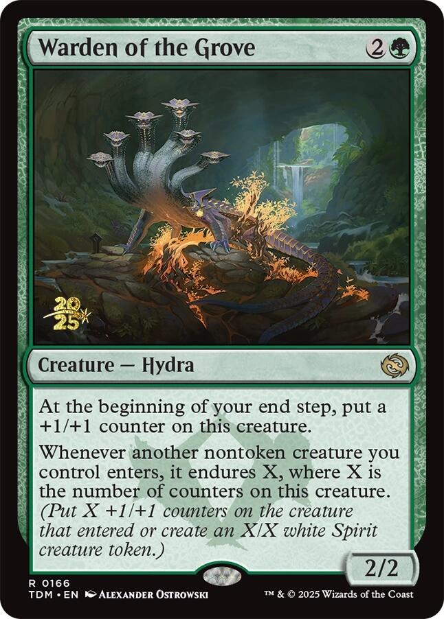 Warden of the Grove [Tarkir: Dragonstorm Prerelease Promos] | Jack's On Queen