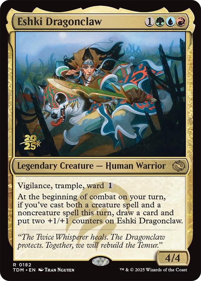 Eshki Dragonclaw [Tarkir: Dragonstorm Prerelease Promos] | Jack's On Queen