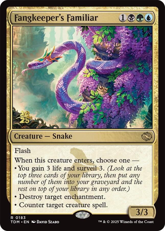 Fangkeeper's Familiar [Tarkir: Dragonstorm Prerelease Promos] | Jack's On Queen