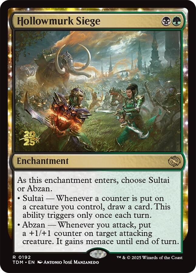 Hollowmurk Siege [Tarkir: Dragonstorm Prerelease Promos] | Jack's On Queen