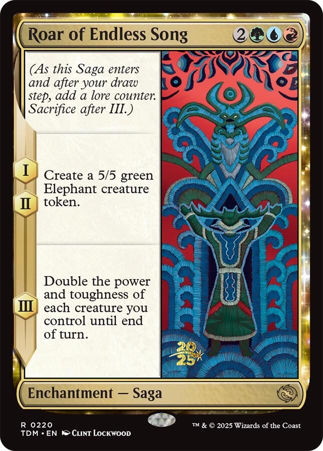 Roar of Endless Song [Tarkir: Dragonstorm Prerelease Promos] | Jack's On Queen