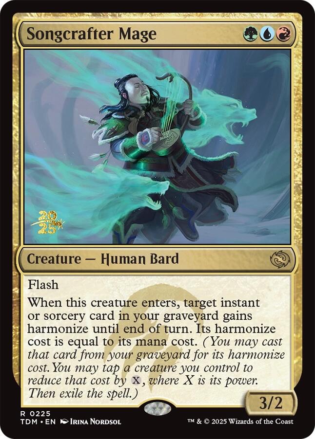 Songcrafter Mage [Tarkir: Dragonstorm Prerelease Cards] | Jack's On Queen