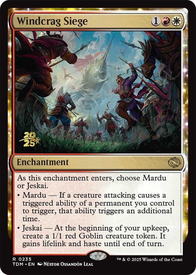 Windcrag Siege [Tarkir: Dragonstorm Prerelease Promos] | Jack's On Queen