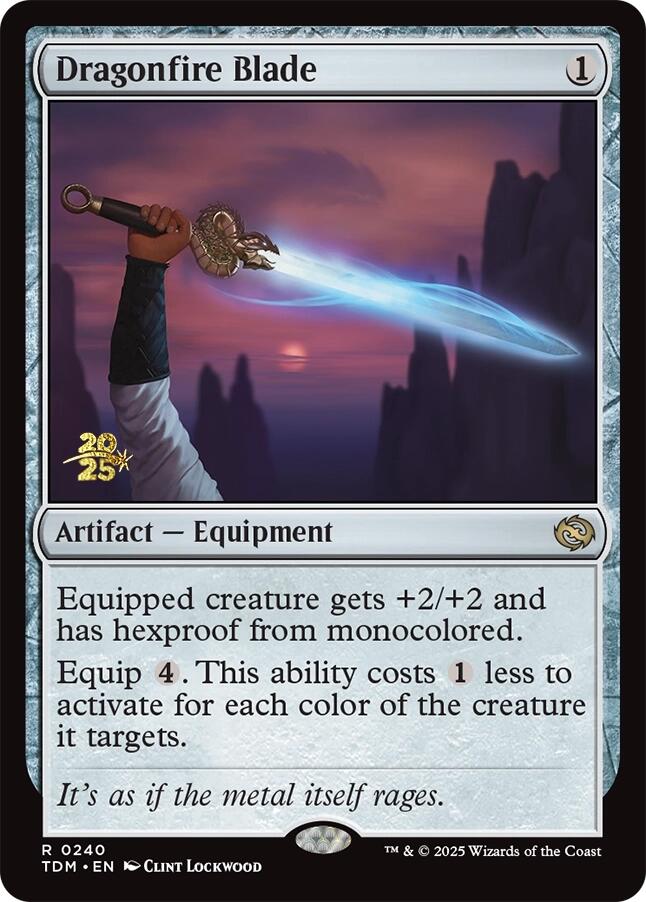 Dragonfire Blade [Tarkir: Dragonstorm Prerelease Promos] | Jack's On Queen