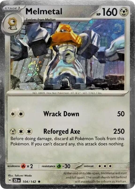 Melmetal (104/142) (Cosmos Holo) [Scarlet & Violet: Stellar Crown] | Jack's On Queen