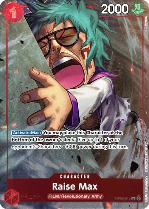 Raise Max (Premium Card Collection -Best Selection Vol. 3-) (OP06-016) [One Piece Promotion Cards] | Jack's On Queen
