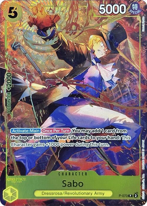 Sabo (Premium Card Collection -Best Selection Vol. 3-) (P-073) [One Piece Promotion Cards] | Jack's On Queen