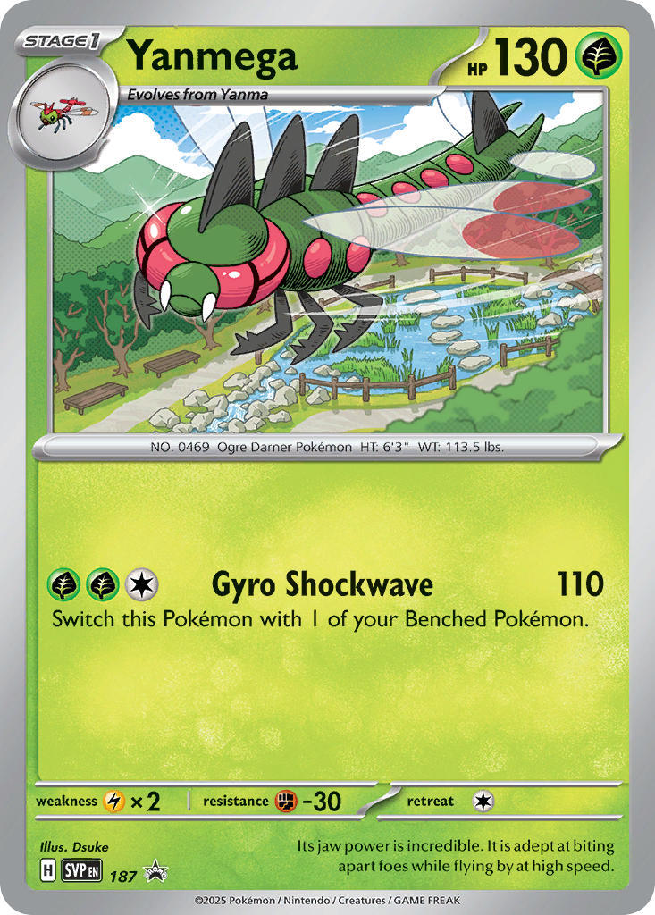 Yanmega (187) [Scarlet & Violet: Black Star Promos] | Jack's On Queen