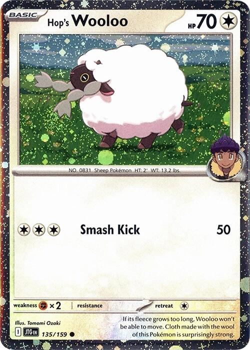 Hop's Wooloo (135/159) (Cosmos Holo) [Scarlet & Violet: Journey Together] | Jack's On Queen