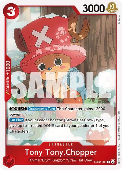 Tony Tony.Chopper (EB02-003) [Extra Booster: Anime 25th Collection] | Jack's On Queen