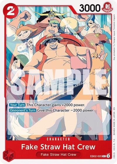 Fake Straw Hat Crew (EB02-005) [Extra Booster: Anime 25th Collection] | Jack's On Queen