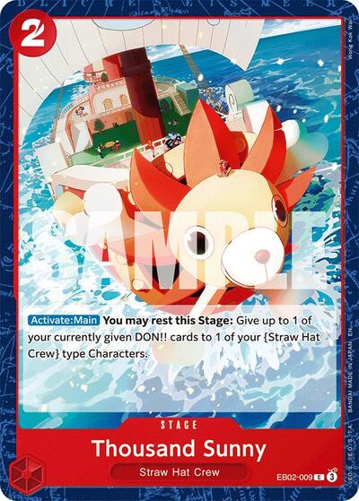 Thousand Sunny (EB02-009) [Extra Booster: Anime 25th Collection] | Jack's On Queen