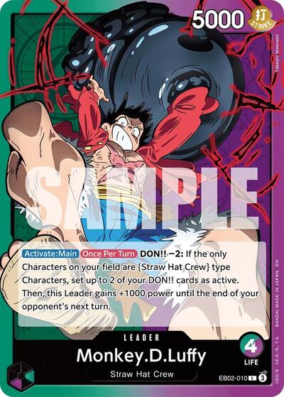 Monkey.D.Luffy (010) (EB02-010) [Extra Booster: Anime 25th Collection] | Jack's On Queen