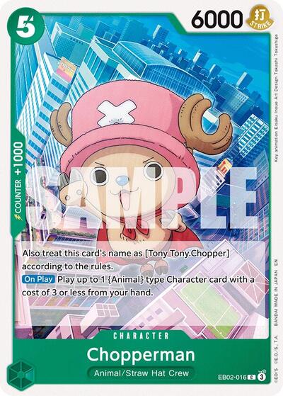 Chopperman (EB02-016) [Extra Booster: Anime 25th Collection] | Jack's On Queen