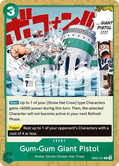Gum-Gum Giant Pistol (EB02-021) [Extra Booster: Anime 25th Collection] | Jack's On Queen