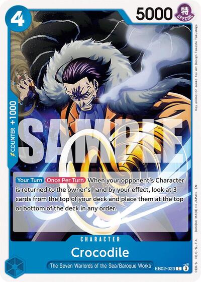 Crocodile (EB02-023) [Extra Booster: Anime 25th Collection] | Jack's On Queen