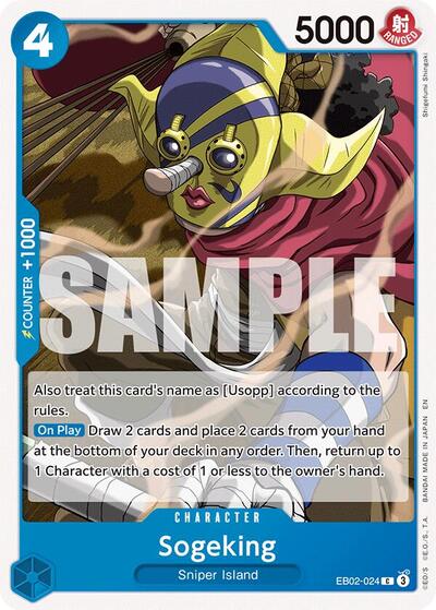 Sogeking (EB02-024) [Extra Booster: Anime 25th Collection] | Jack's On Queen
