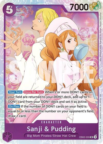 Sanji & Pudding (EB02-035) [Extra Booster: Anime 25th Collection] | Jack's On Queen
