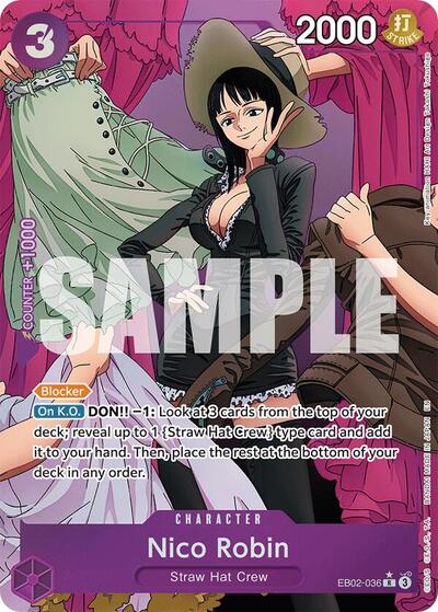 Nico Robin (Alternate Art) (EB02-036) [Extra Booster: Anime 25th Collection] | Jack's On Queen
