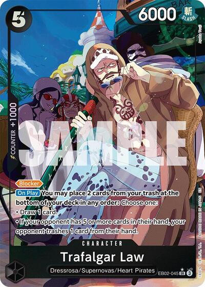 Trafalgar Law (Alternate Art) (EB02-045) [Extra Booster: Anime 25th Collection] | Jack's On Queen