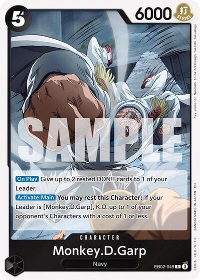 Monkey.D.Garp (EB02-049) [Extra Booster: Anime 25th Collection] | Jack's On Queen