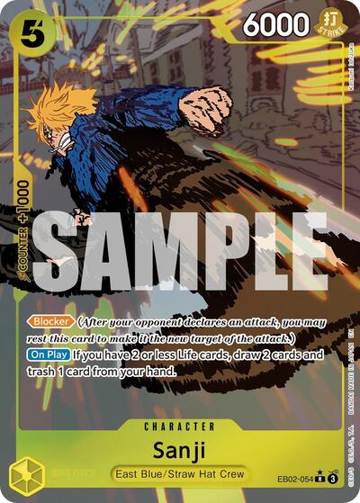 Sanji (Alternate Art) (EB02-054) [Extra Booster: Anime 25th Collection] | Jack's On Queen