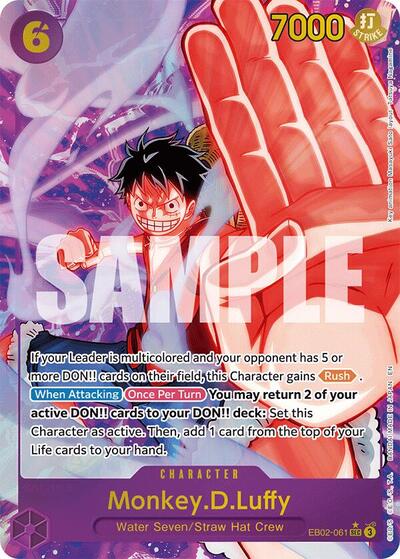 Monkey.D.Luffy (061) (Alternate Art) (EB02-061) [Extra Booster: Anime 25th Collection] | Jack's On Queen