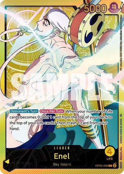 Enel (SP) (OP05-098) [Extra Booster: Anime 25th Collection] | Jack's On Queen
