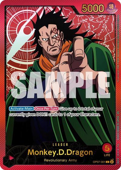 Monkey.D.Dragon (SP) (OP07-001) [Extra Booster: Anime 25th Collection] | Jack's On Queen