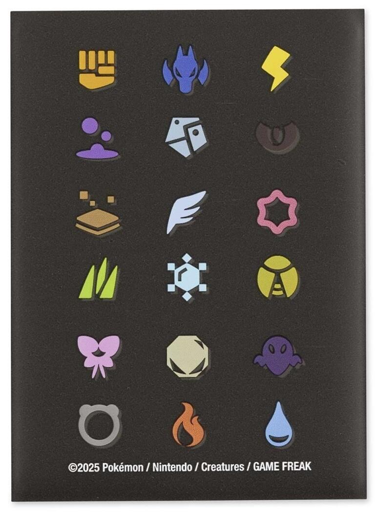 Card Sleeves -Elemental Types (65 Pack) (Pokemon Center Exclusive) | Jack's On Queen