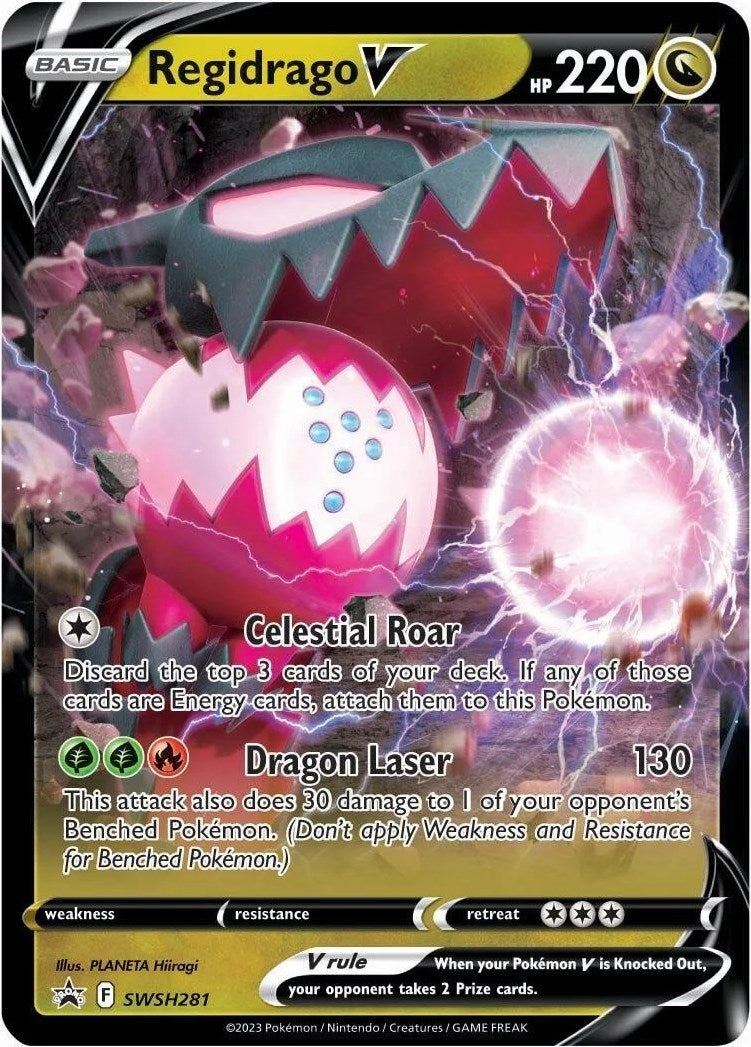 Regidrago V (SWSH281) [Sword & Shield: Black Star Promos] | Jack's On Queen