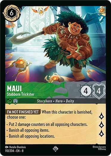 Maui - Stubborn Trickster (110/204) [Reign of Jafar] | Jack's On Queen