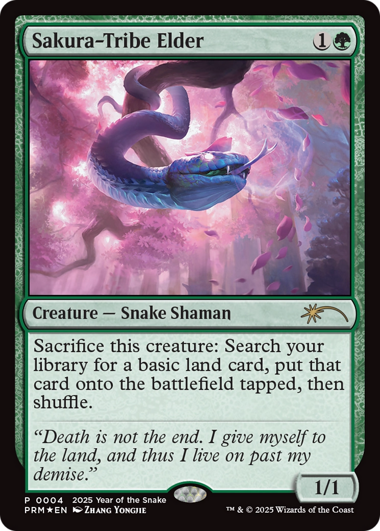 Sakura-Tribe Elder (Year of the Snake 2025) [Standard Showdown Promos] | Jack's On Queen