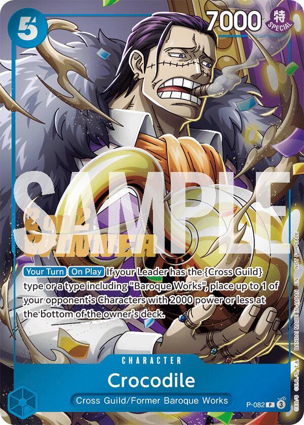 Crocodile (Store 2-on-2 Battle 2025 Winner) (P-082) [One Piece Promotion Cards] | Jack's On Queen
