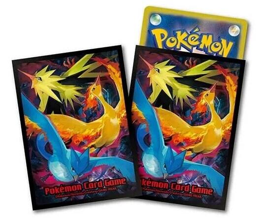 Card Sleeves - Moltres & Zapdos & Articuno (64-Pack) (Pokemon Center Japan Exclusive) | Jack's On Queen