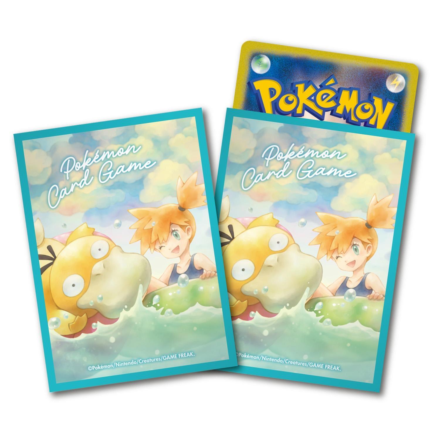Card Sleeves - Misty & Psyduck (64-Pack) (Pokemon Center Japan Exclusive) | Jack's On Queen
